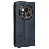 EIDERWOOD Honor Magic6 Pro (5G) Magnetic Faux Leather Flip Case - Blue