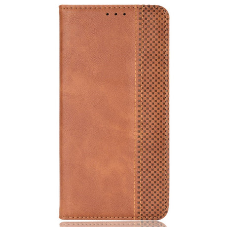 EIDERWOOD Honor Magic6 Pro (5G) Magnetic Faux Leather Flip Case - Brown