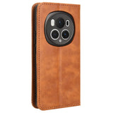 EIDERWOOD Honor Magic6 Pro (5G) Magnetic Faux Leather Flip Case - Brown