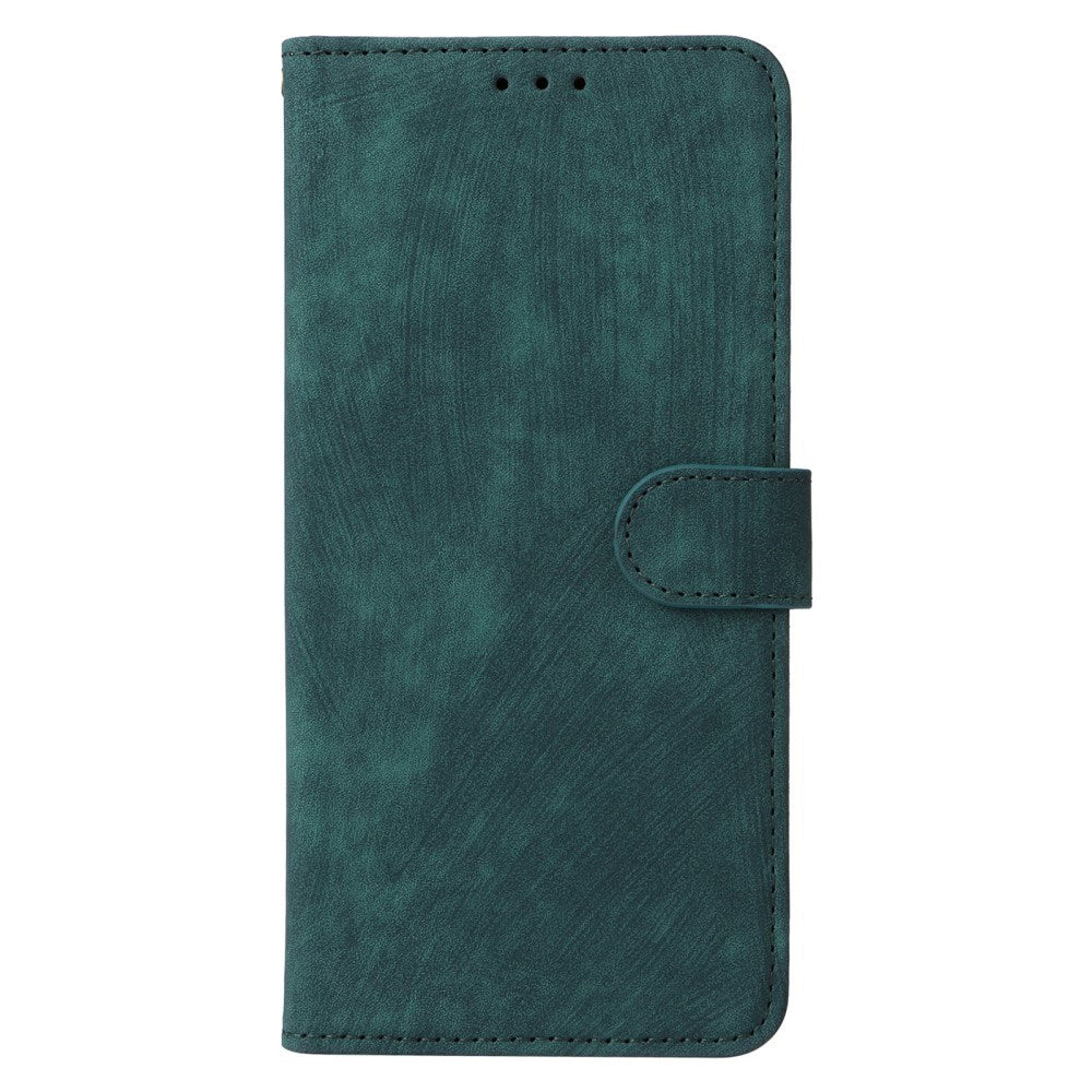 EIDERWOOD Motorola Moto G04 / G24 / G24 Power Leather Case with Wallet and Strap - Green