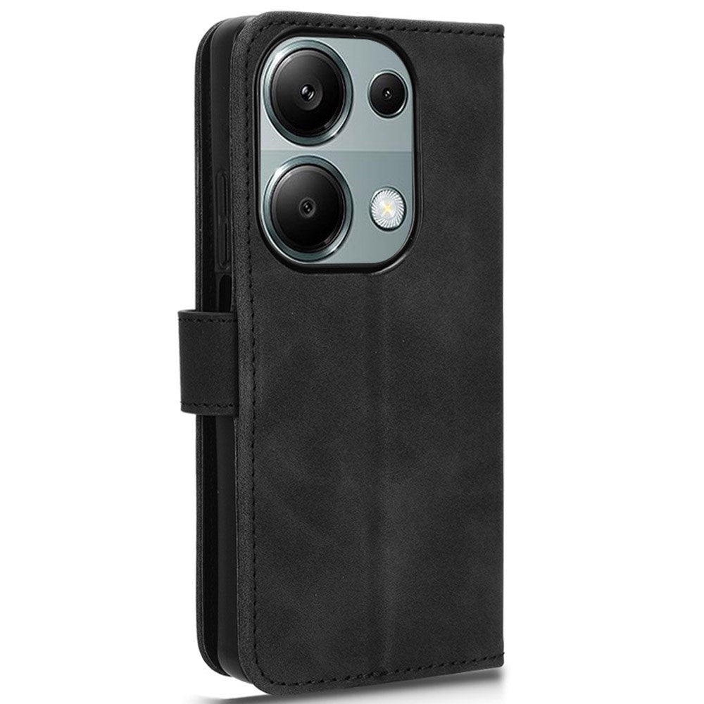 EIDERWOOD Xiaomi Redmi Note 13 Pro (4G) / Poco M6 Pro Soft Leather Wallet Case - Black