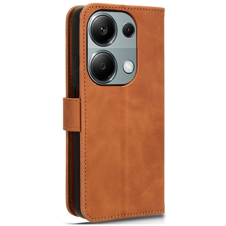 EIDERWOOD Xiaomi Redmi Note 13 Pro (4G) / Poco M6 Pro Soft Leather Wallet Case - Brown