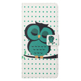 EIDERWOOD Xiaomi Redmi Note 13 (5G) Artificial Leather Flip Case w. Wallet & Stand Function - Sleeping Owl