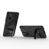 EIDERWOOD Realme C67 (4G) Hybrid Tough Case with Kickstand - Black