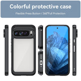 EIDERWOOD Google Pixel 9 / Pixel 9 Pro Hybrid Plastic Case - Transparent / Black