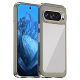 EIDERWOOD Google Pixel 9 / Pixel 9 Pro Hybrid Plastic Case - Transparent / Grey