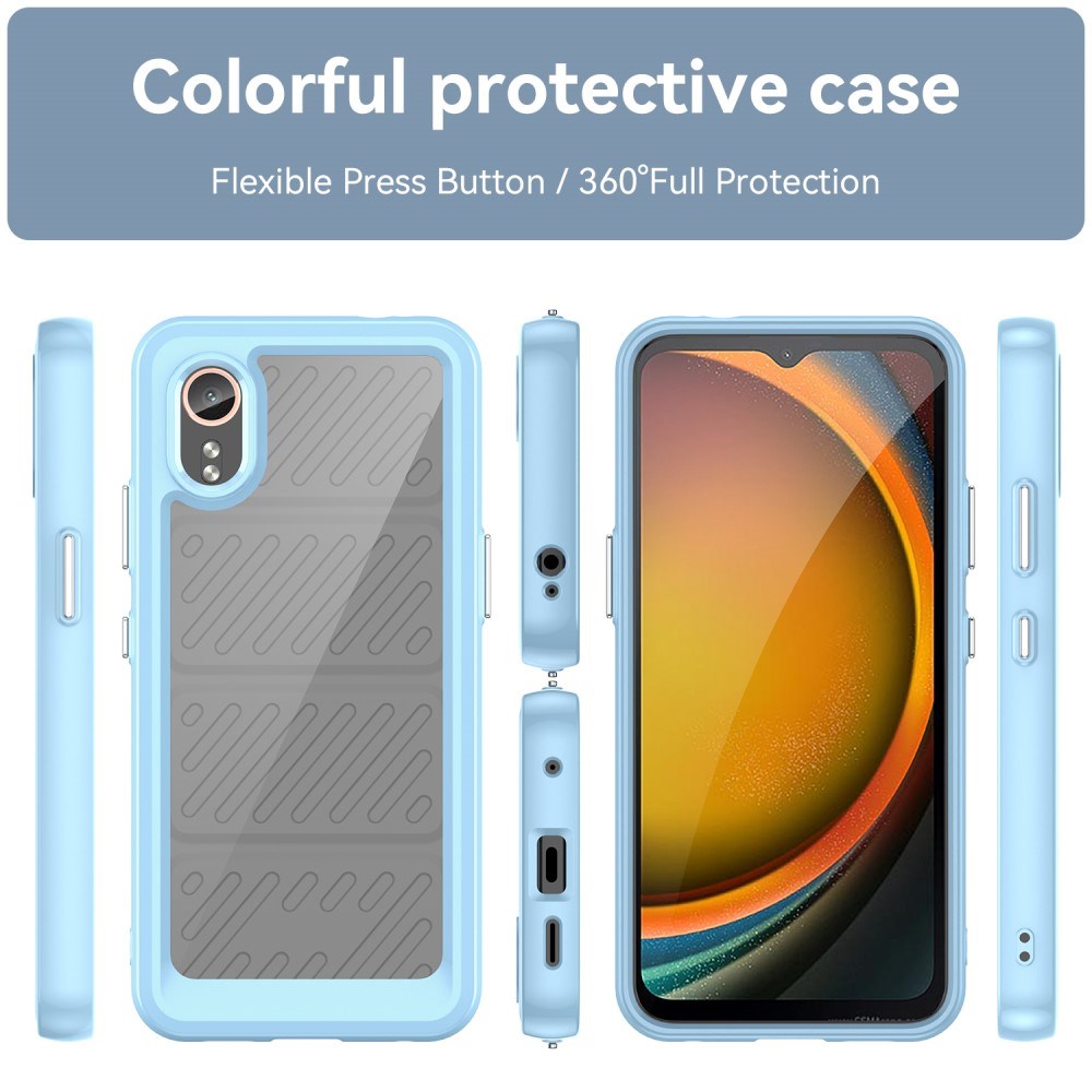 EIDERWOOD Samsung Galaxy Xcover 7 Hybrid Plastic Case - Transparent / Blue