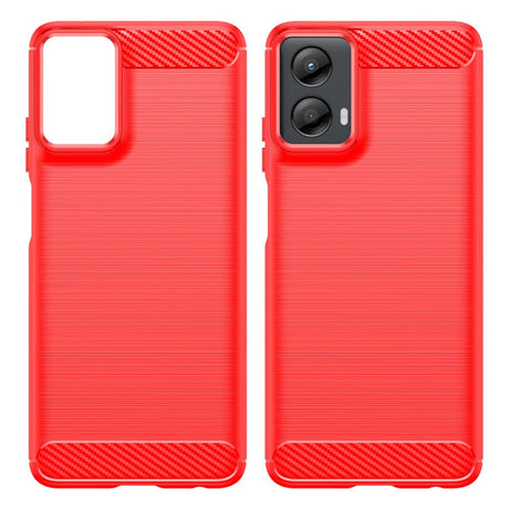 EIDERWOOD Motorola Moto G 5G (2024) Brushed Carbon Case - Red