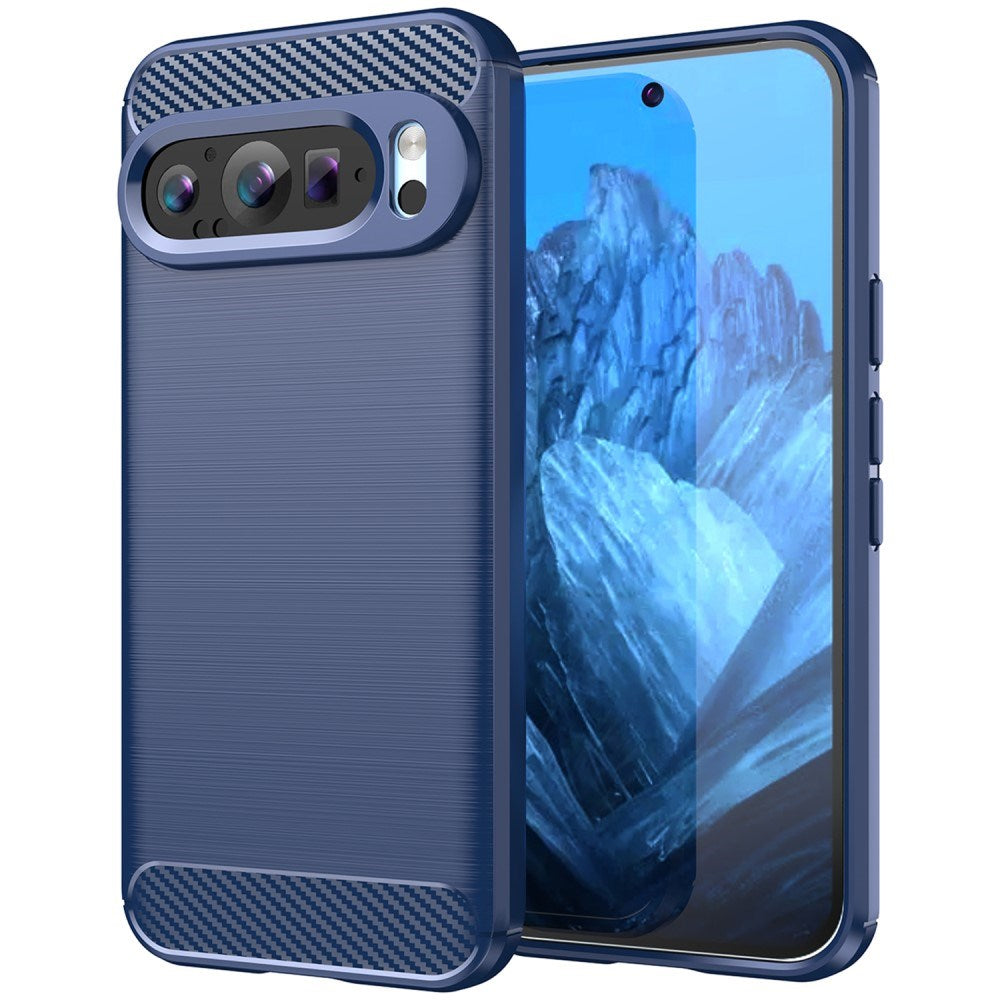 EIDERWOOD Google Pixel 9 / 9 Pro Brushed Carbon Case - Blue