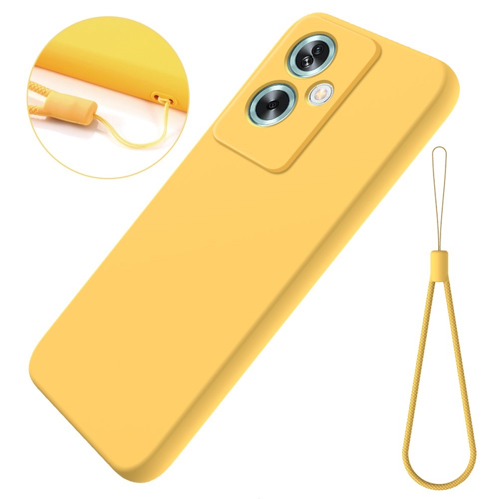 EIDERWOOD OnePlus Nord N30 SE (5G) Liquid Silicone Case w. Strap - Yellow