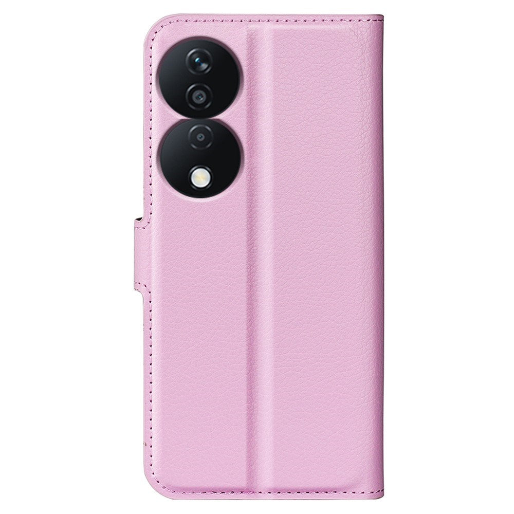 EIDERWOOD Honor X7b / 90 Smart Faux Leather Flip Case with Cardholder & Stand Function - Pink