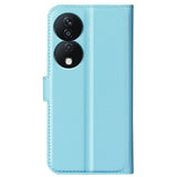 EIDERWOOD Honor X7b / 90 Smart Faux Leather Flip Case with Cardholder & Stand Function - Blue