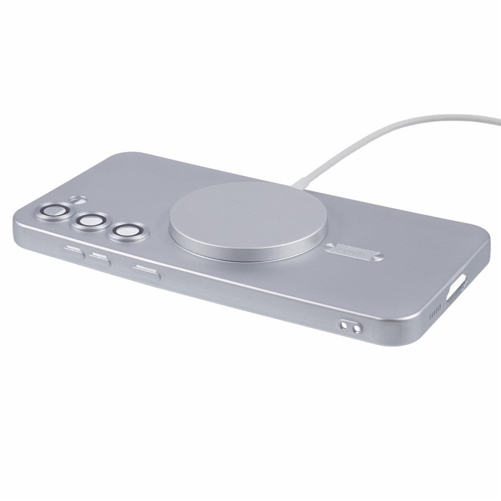 Samsung Galaxy S22+ (Plus) Flexible Plastic Phone Case - MagSafe Compatible - Silver