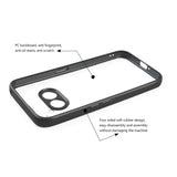 EIDERWOOD Nothing Phone (2a) Hybrid Plastic Case - Transparent / Black