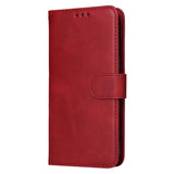 EIDERWOOD Google Pixel 10 / 10 Pro / 9 / 9 Pro Faux Leather Flip Case with Wallet & Strap - Red