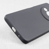 EIDERWOOD Xiaomi Redmi A3 Matte Flexible Plastic Case - Dark Grey
