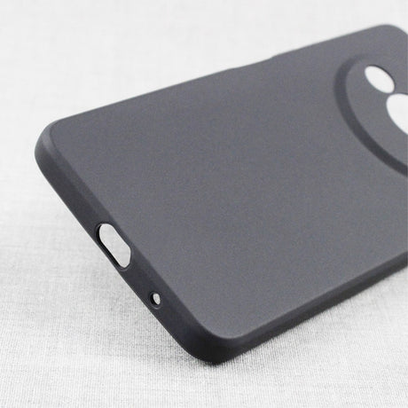 EIDERWOOD Xiaomi Redmi A3 Matte Flexible Plastic Case - Dark Grey
