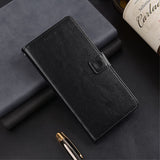 EIDERWOOD Xiaomi 14 Ultra Glossy Leather Phone Wallet Case - Black