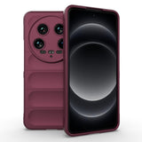 EIDERWOOD Xiaomi 14 Ultra Flexible Plastic Case - Wine Red