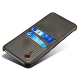 EIDERWOOD Samsung Galaxy Xcover 7 Faux Leather Case with Built-in Cardholder - Black