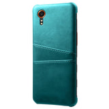 EIDERWOOD Samsung Galaxy Xcover 7 Faux Leather Case with Built-in Cardholder - Blue