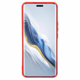 EIDERWOOD Honor Magic6 Pro 5G Case – Flexible Plastic Cover with Fiber Lining and Precise Lens Cutout - Red