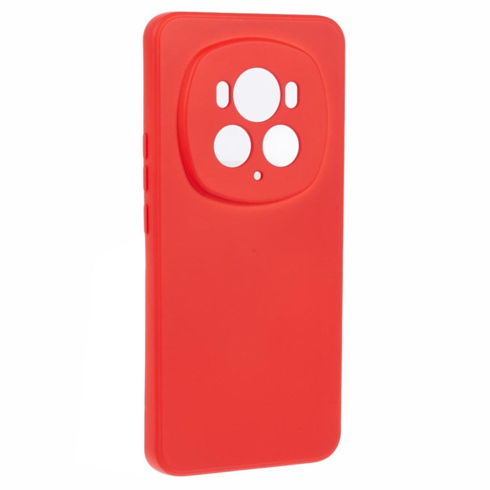 EIDERWOOD Honor Magic6 Pro 5G Case – Flexible Plastic Cover with Fiber Lining and Precise Lens Cutout - Red