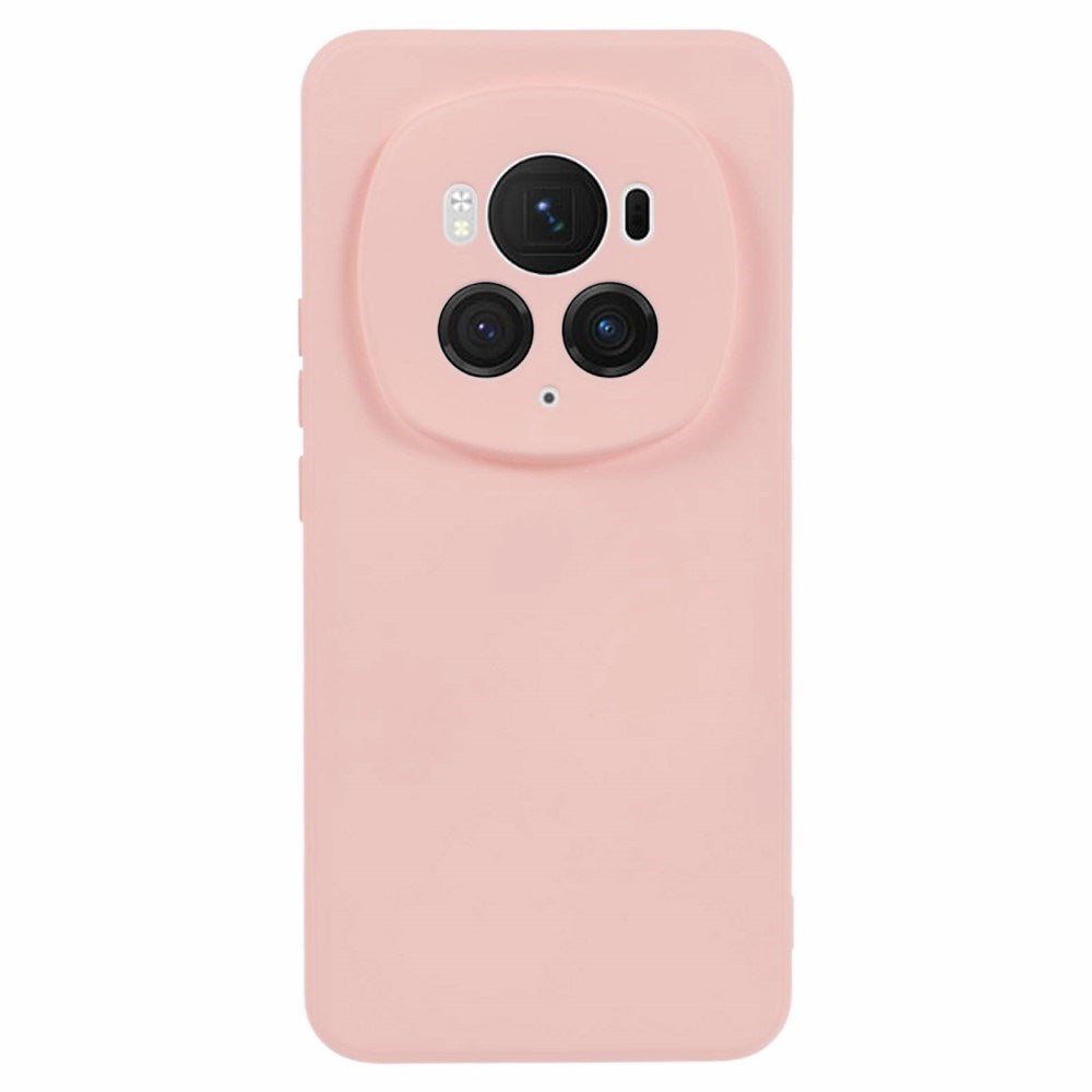 EIDERWOOD Honor Magic6 Pro 5G Case – Flexible Plastic Cover with Fiber Lining and Precise Lens Cutout - Pink