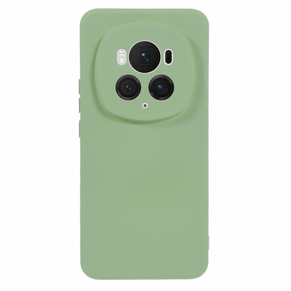 EIDERWOOD Honor Magic6 Pro 5G Case – Flexible Plastic Cover with Fiber Lining and Precise Lens Cutout - Light Green