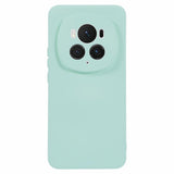 EIDERWOOD Honor Magic6 Pro 5G Case – Flexible Plastic Cover with Fiber Lining and Precise Lens Cutout- Turquoise