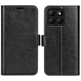 EIDERWOOD Honor X8b Leather Wallet Case w. Magnetic Lock - Black