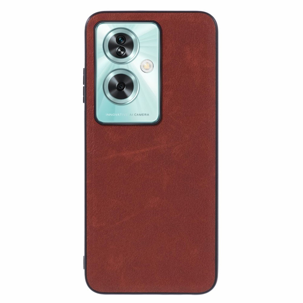 EIDERWOOD OnePlus Nord N30 SE (5G) Leather Coated Plastic Case - Brown