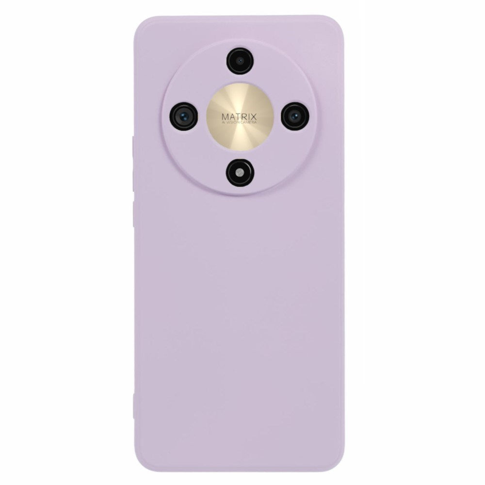 EIDERWOOD Honor Magic6 Lite 5G Case – Flexible Plastic Cover with Fiber Lining and Precise Lens Cutout - Purple