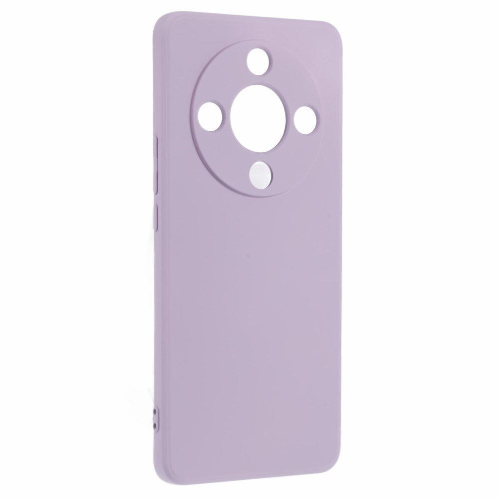 EIDERWOOD Honor Magic6 Lite 5G Case – Flexible Plastic Cover with Fiber Lining and Precise Lens Cutout - Purple