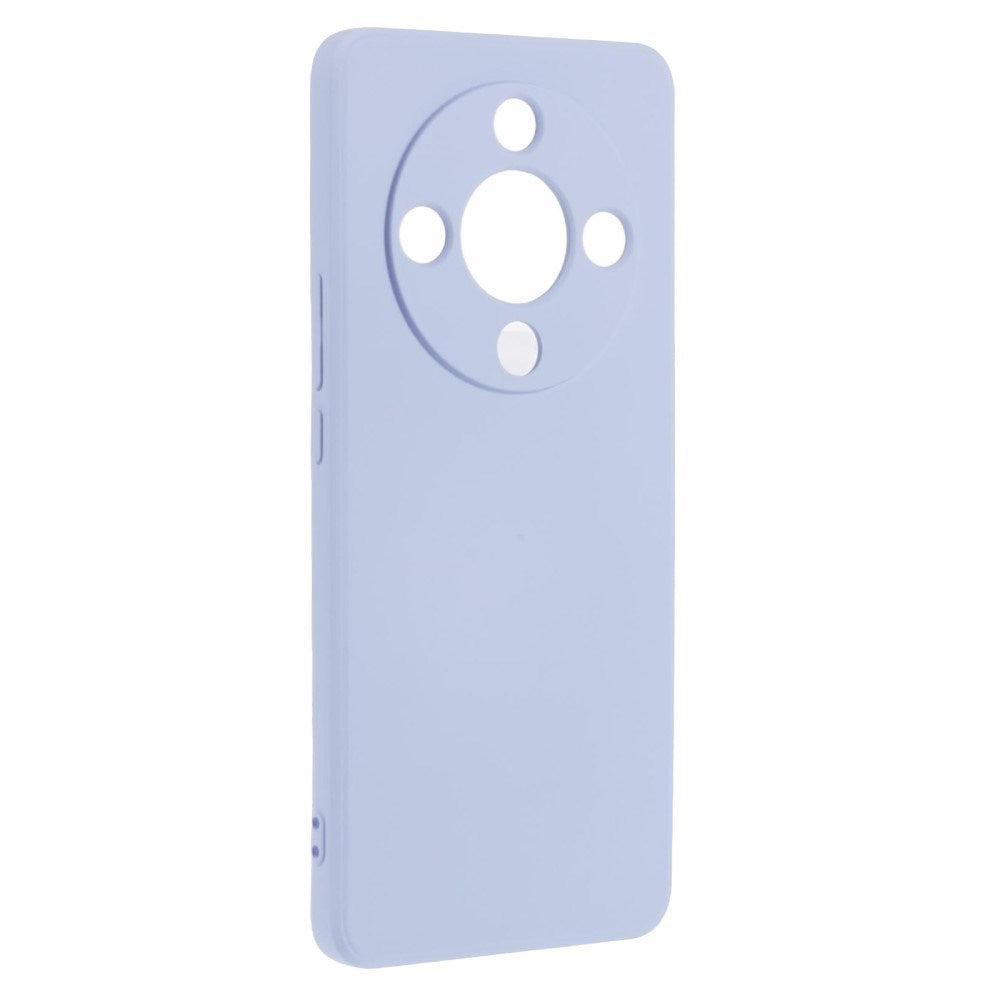 EIDERWOOD Honor Magic6 Lite 5G Case – Flexible Plastic Cover with Fiber Lining and Precise Lens Cutout - Light Blue