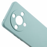 EIDERWOOD Honor Magic6 Lite 5G Case – Flexible Plastic Cover with Fiber Lining and Precise Lens Cutout - Turquoise