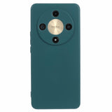 EIDERWOOD Honor Magic6 Lite 5G Case – Flexible Plastic Cover with Fiber Lining and Precise Lens Cutout - Dark Green