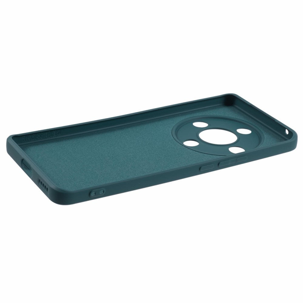 EIDERWOOD Honor Magic6 Lite 5G Case – Flexible Plastic Cover with Fiber Lining and Precise Lens Cutout - Dark Green