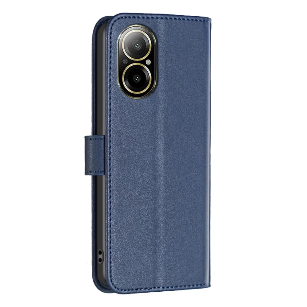 EIDERWOOD Realme C67 (4G) Leather Flip Case with Wallet and Stand Function - Blue