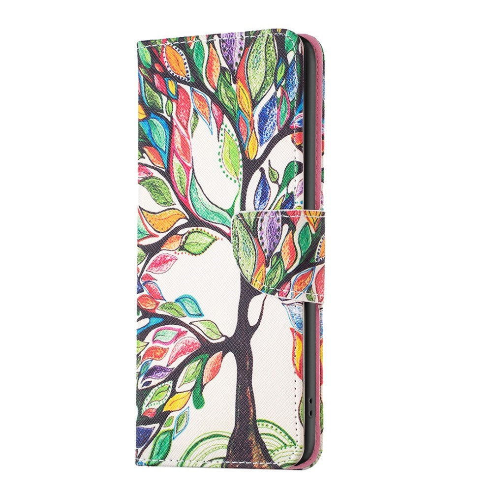 EIDERWOOD Sony Xperia 1 VI Leather Wallet Case & Print - Colorful Tree