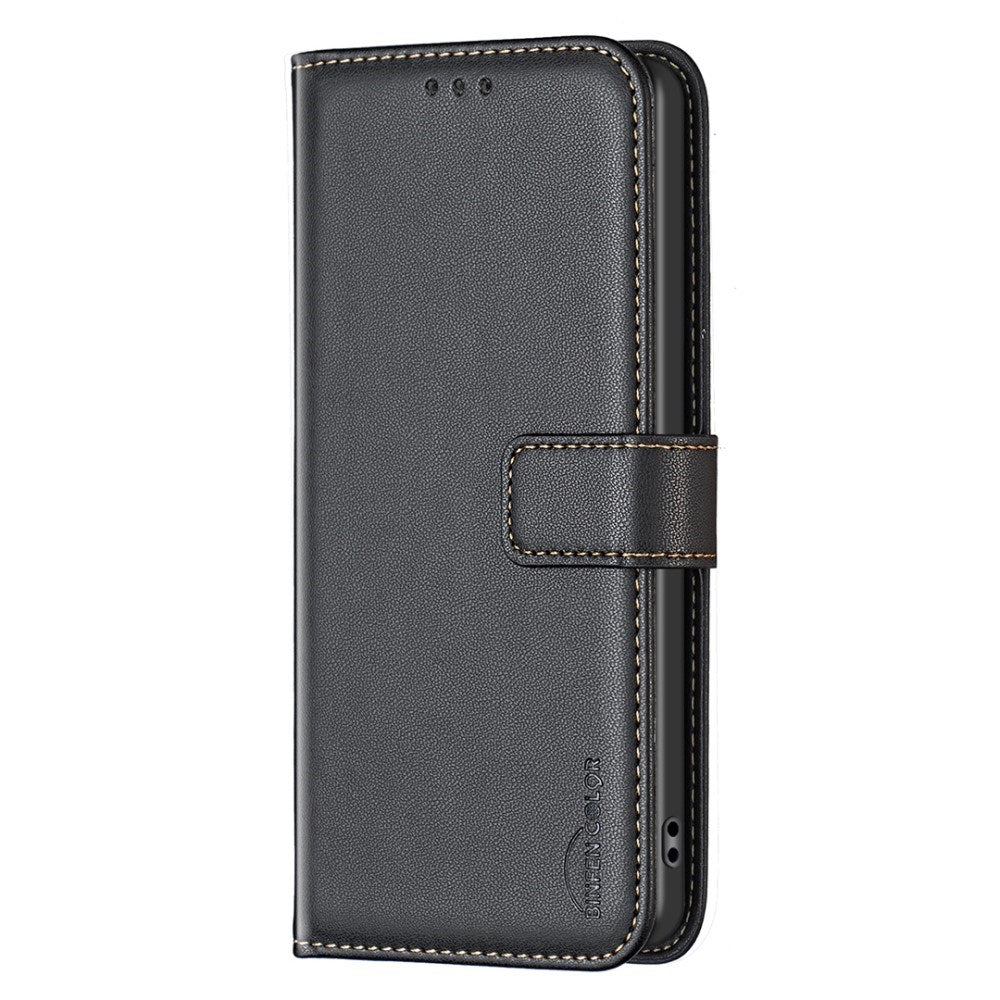 EIDERWOOD Sony Xperia 1 VI Faux Leather Flip Cover with Stand Function & Card Holder - Sort