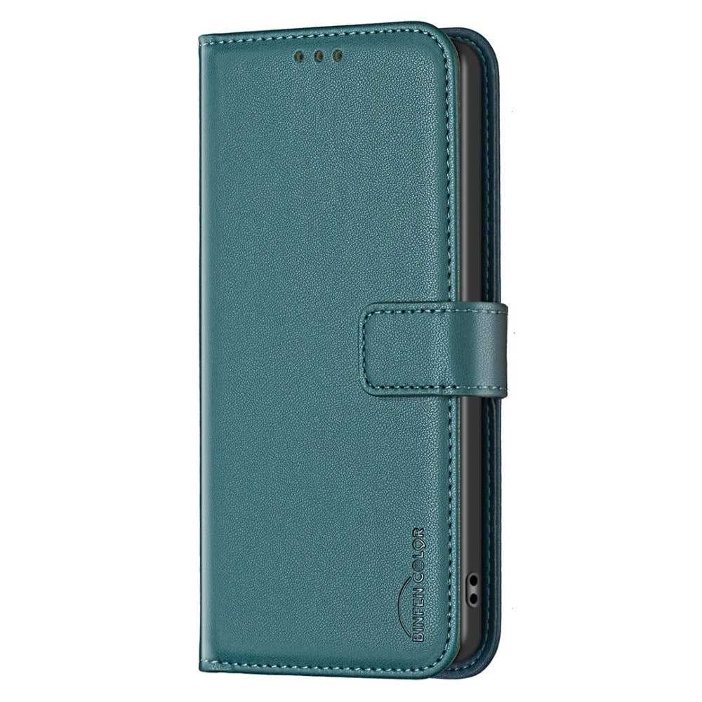 EIDERWOOD Sony Xperia 1 VI Faux Leather Flip Cover with Stand Function & Card Holder - Green