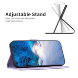 EIDERWOOD Samsung Galaxy M15 (5G) Faux Leather Flip Cover with Stand Function & Card Holder - Lavender