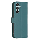 EIDERWOOD Samsung Galaxy M15 (5G) Faux Leather Flip Cover with Stand Function & Card Holder - Green