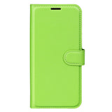 EIDERWOOD Google Pixel 9 Pro XL Litchi Leather Flip Case w. Wallet - Green