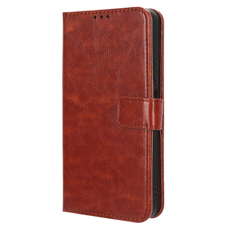 EIDERWOOD Google Pixel 9 Leather Flip Case w. Stand & Wallet - Brown