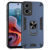 EIDERWOOD Motorola Moto G34 Tough Case w. Kickstand - Blue