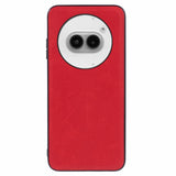 EIDERWOOD Nothing Phone (2a) / (2a) Plus Leather Case m. Flexible Plastic Edges - Red