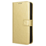EIDERWOOD TCL 501 Faux Leather Flip Case with Stand & Wallet - Gold