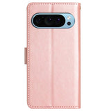 EIDERWOOD Google Pixel 9 / 9 Pro Butterflies Leather Wallet Case - Rose Gold